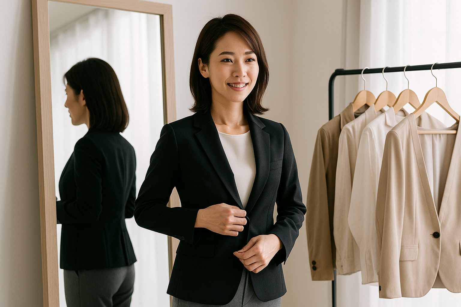 【忙しい働く女性必見】スタイリッシュファッションの効率的な作り方！初心者でもできる7つのチェックポイント